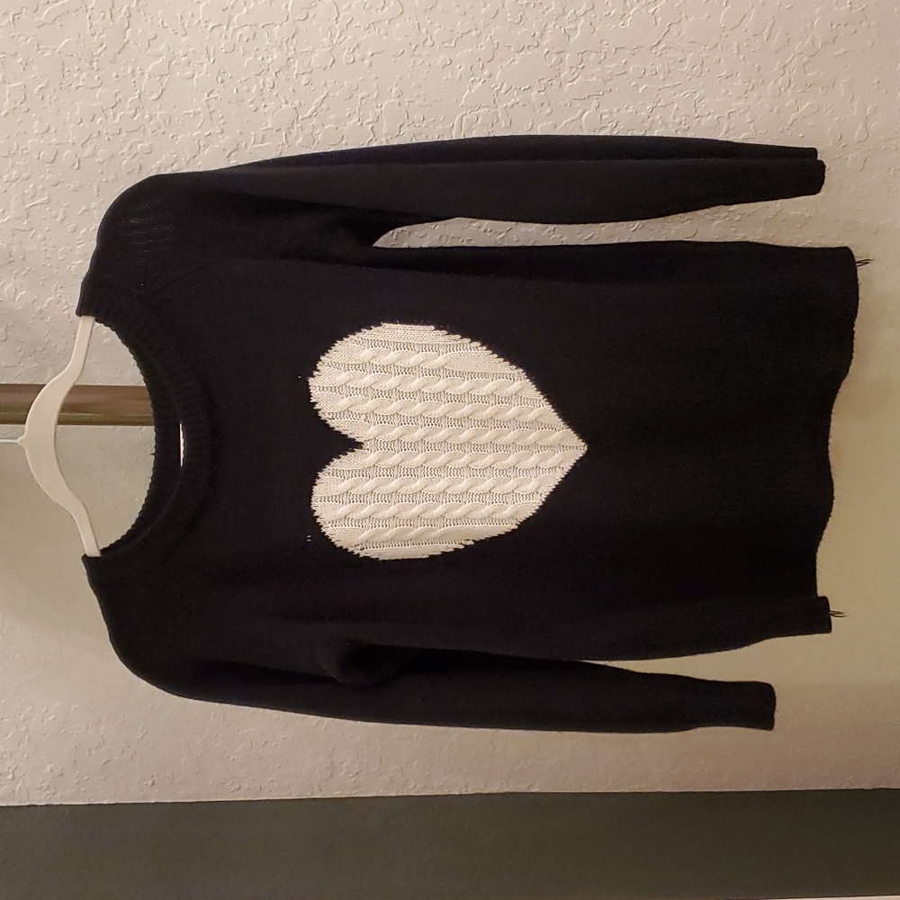 Knit Heart Sweater